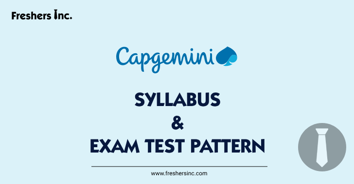 Capgemini Syllabus