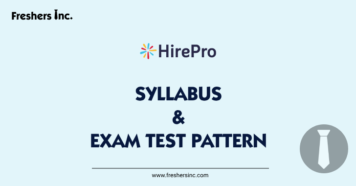 Hirepro Syllabus